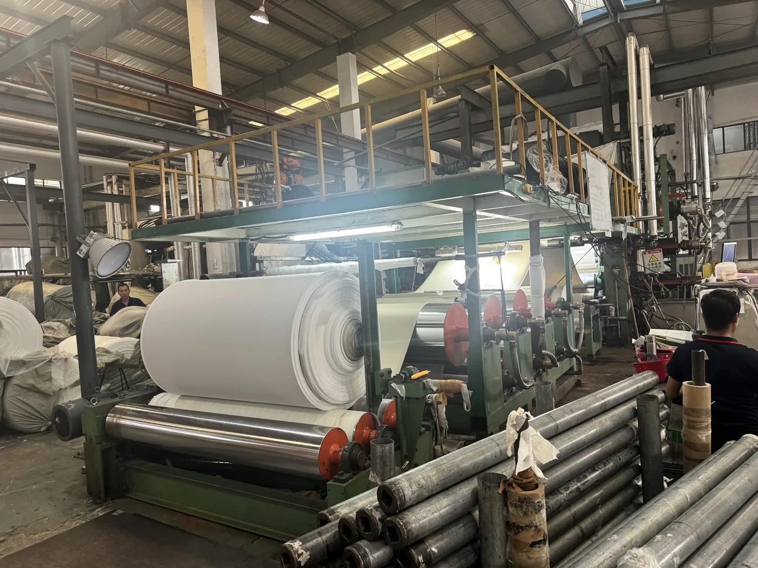 PVC leather roll production at Fanmei