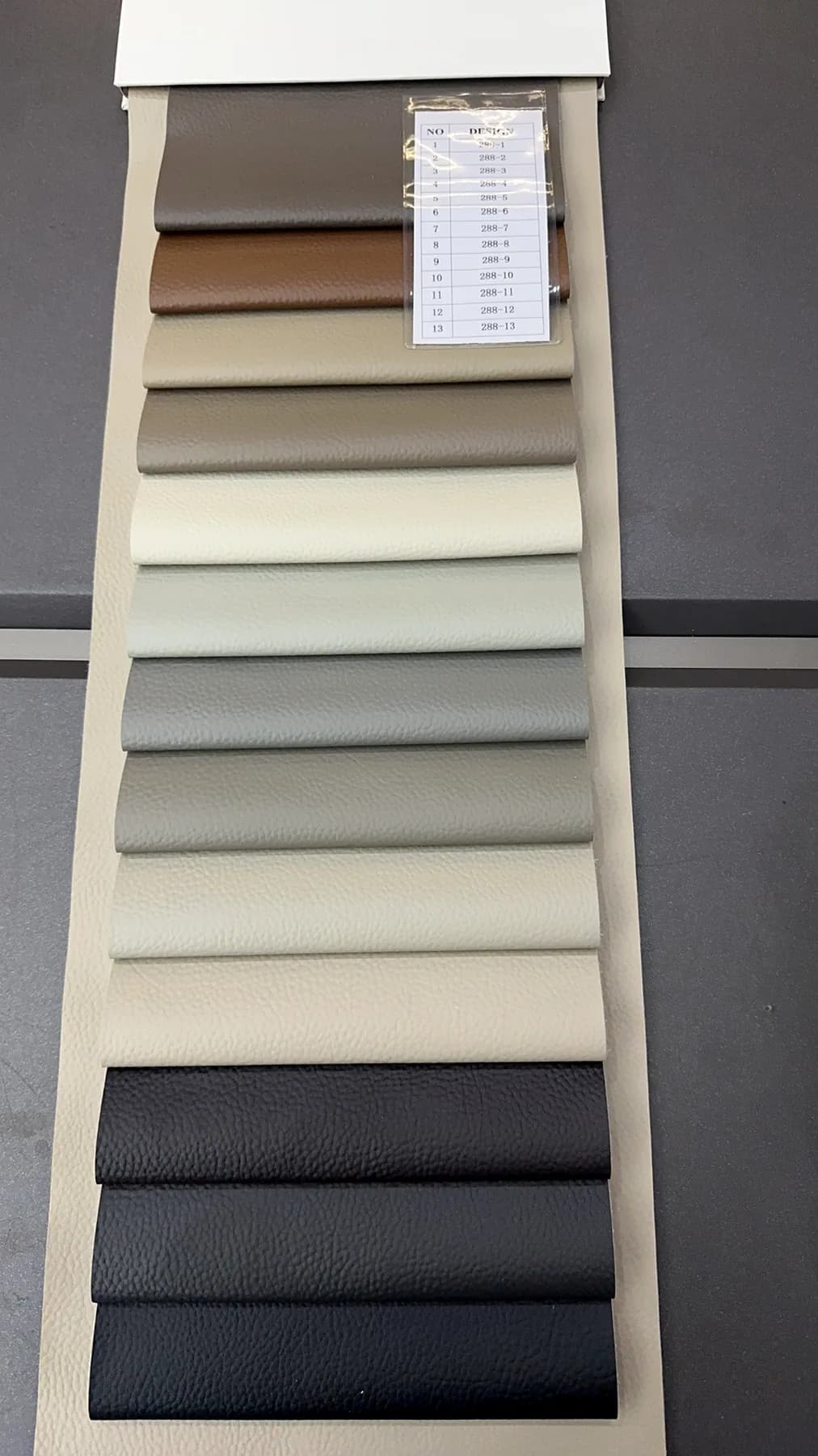PVC leather color collection 5