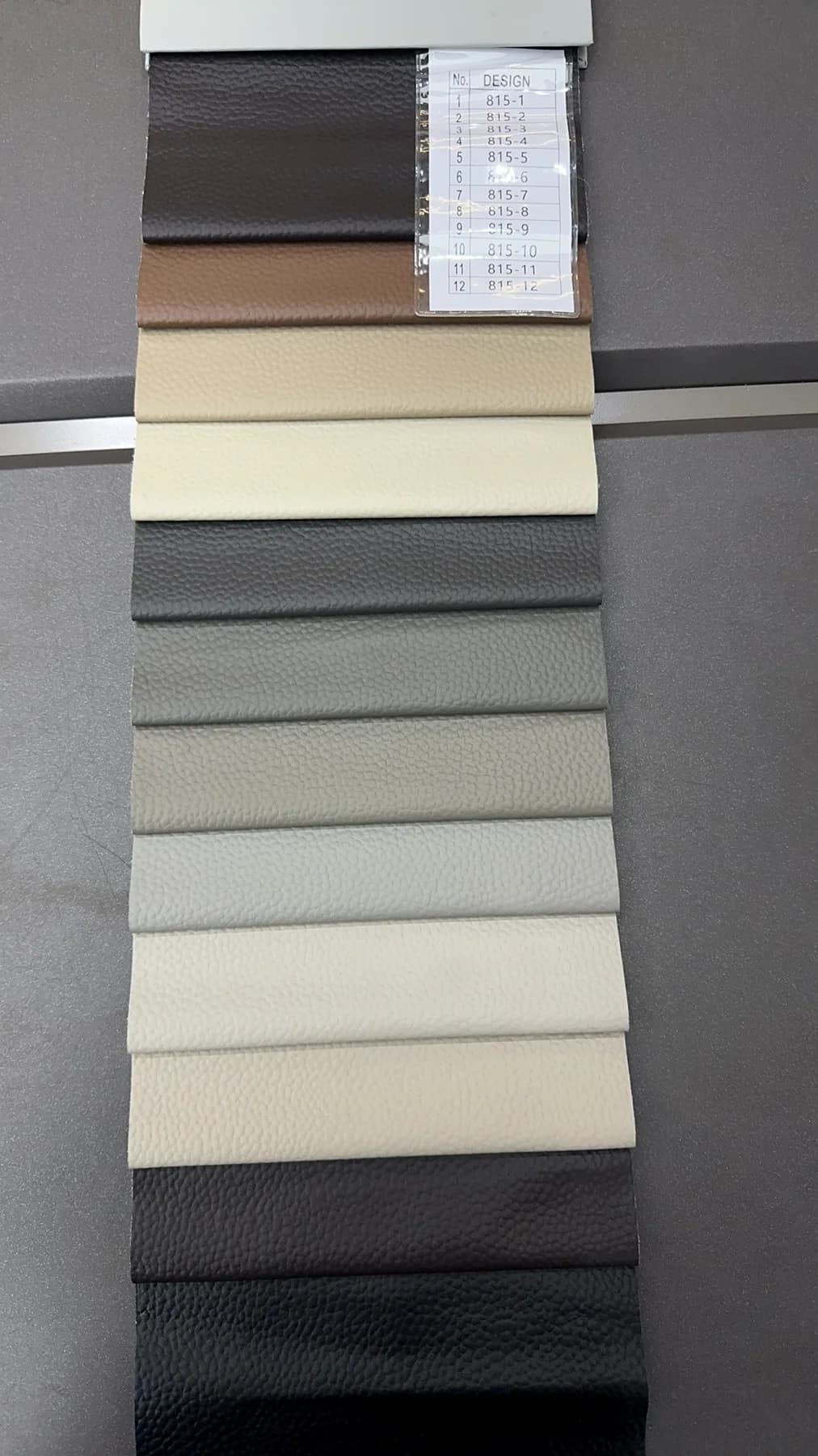PVC leather color collection 6